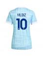 Billige Juventus Kenan Yildiz #10 Bortedrakt Dame 2025-26 Kortermet